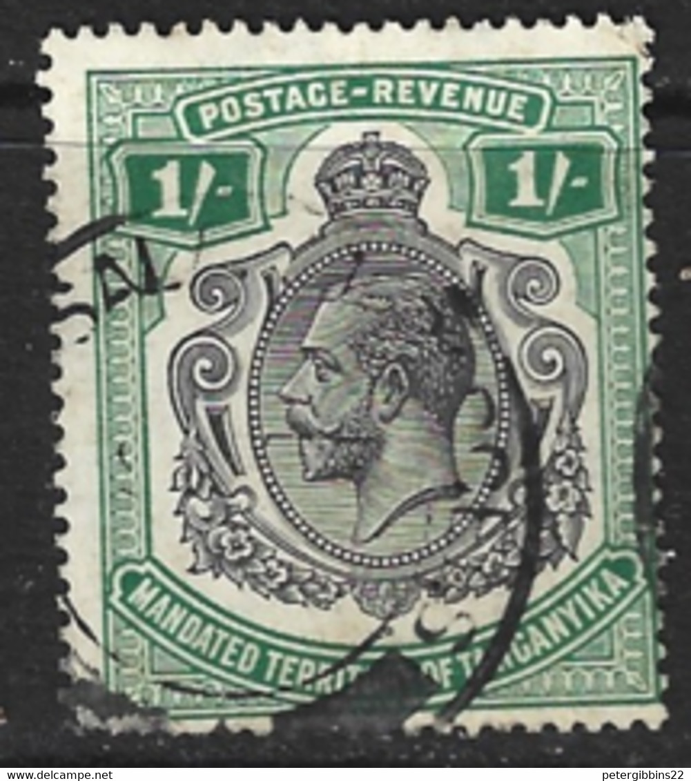 Tanganyika  1927   SG  102   1/-    Fine Used - Tanganyika (...-1932)