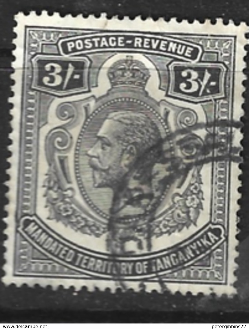 Tanganyika  1927   SG  104   3/-    Fine Used - Tanganyika (...-1932)