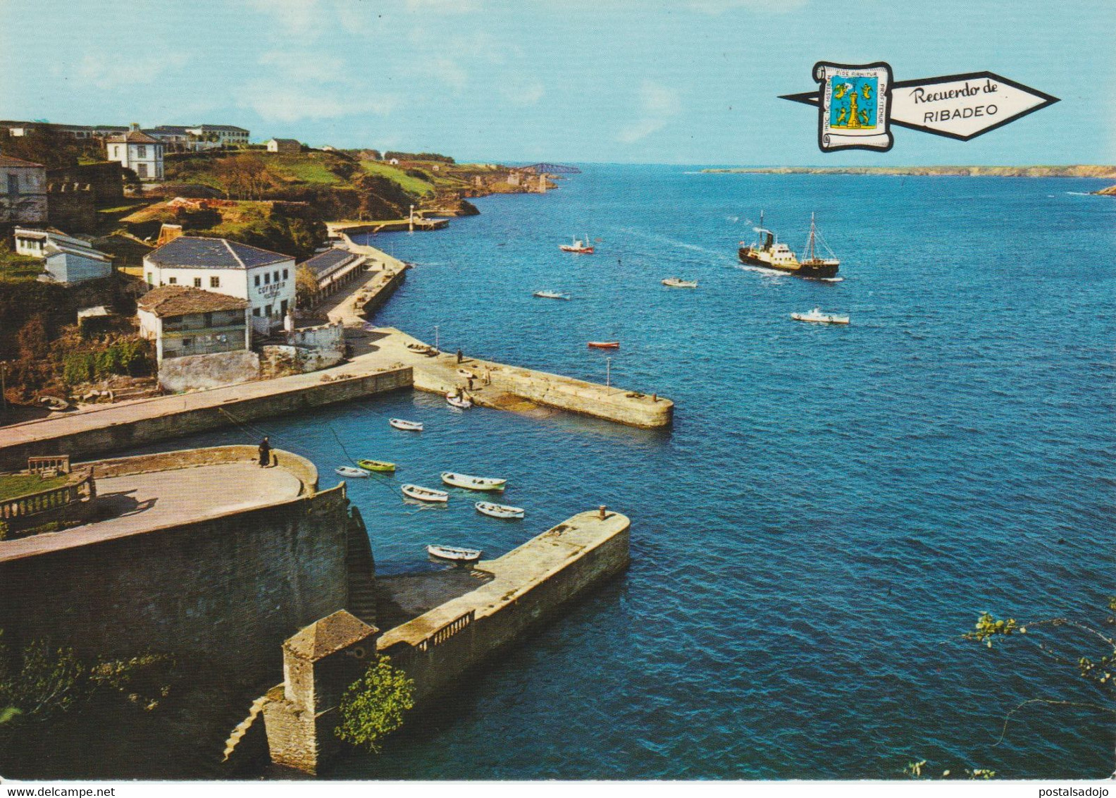 (H20) RIBADEO. LUGO. MUELLE DE PORCILLAN ... UNUSED - Lugo