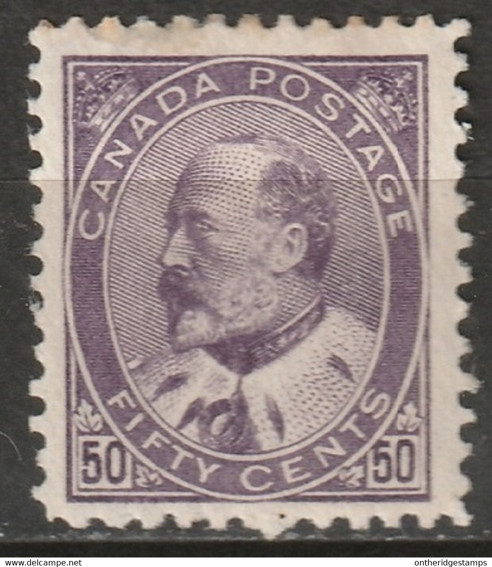 Canada 1908 Sc 95a Mi 83 Yt 84 MH* Disturbed Gum/small Thin - Ungebraucht