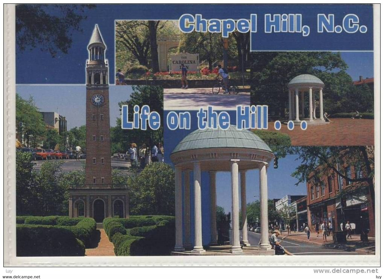 CHAPEL HILL, N.C. - Life On The Hill.... Morehead Patterson Memorial Bell Tower ...., Nice Stamp - Chapel Hill