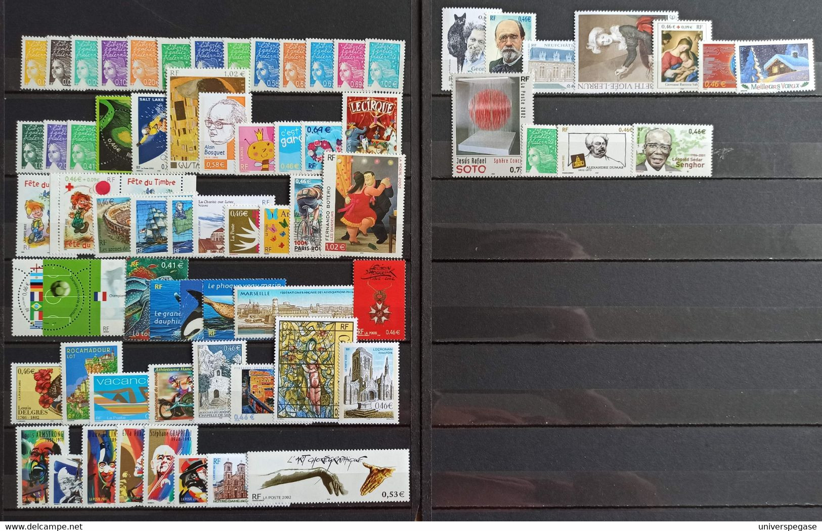 Lot De Timbres De France Neufs** - Année 2002 - 2000-2009