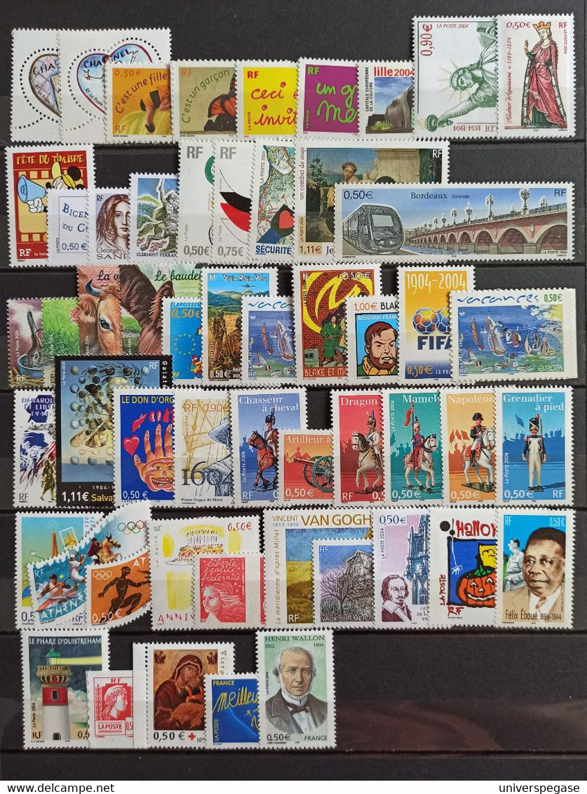 Lot De Timbres De France Neufs** - Année 2004 - 2000-2009