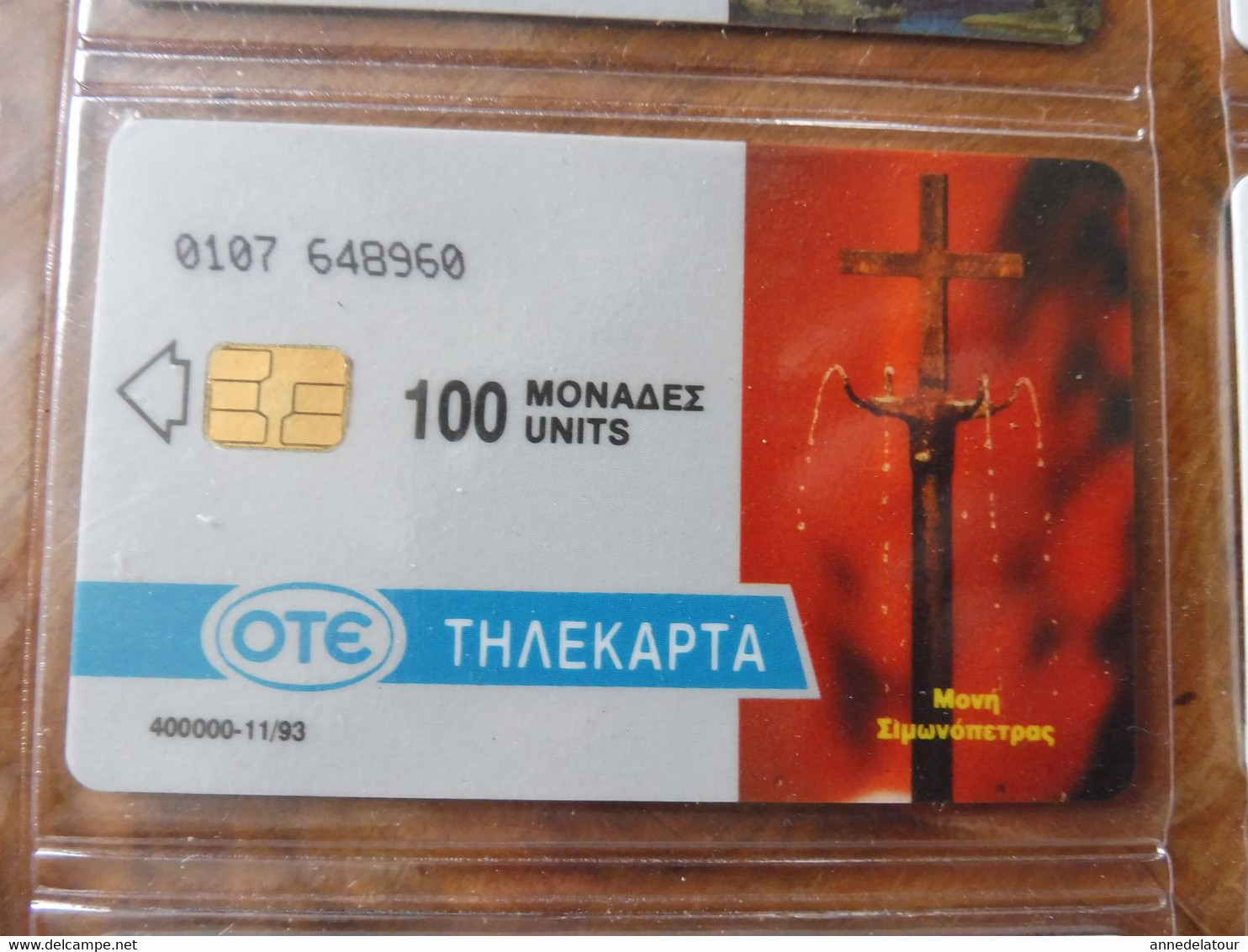 8 télécartes (cartes téléphoniques)  OTE  ΤΗΛΕΚΑΡΤΑ     Origine Grèce