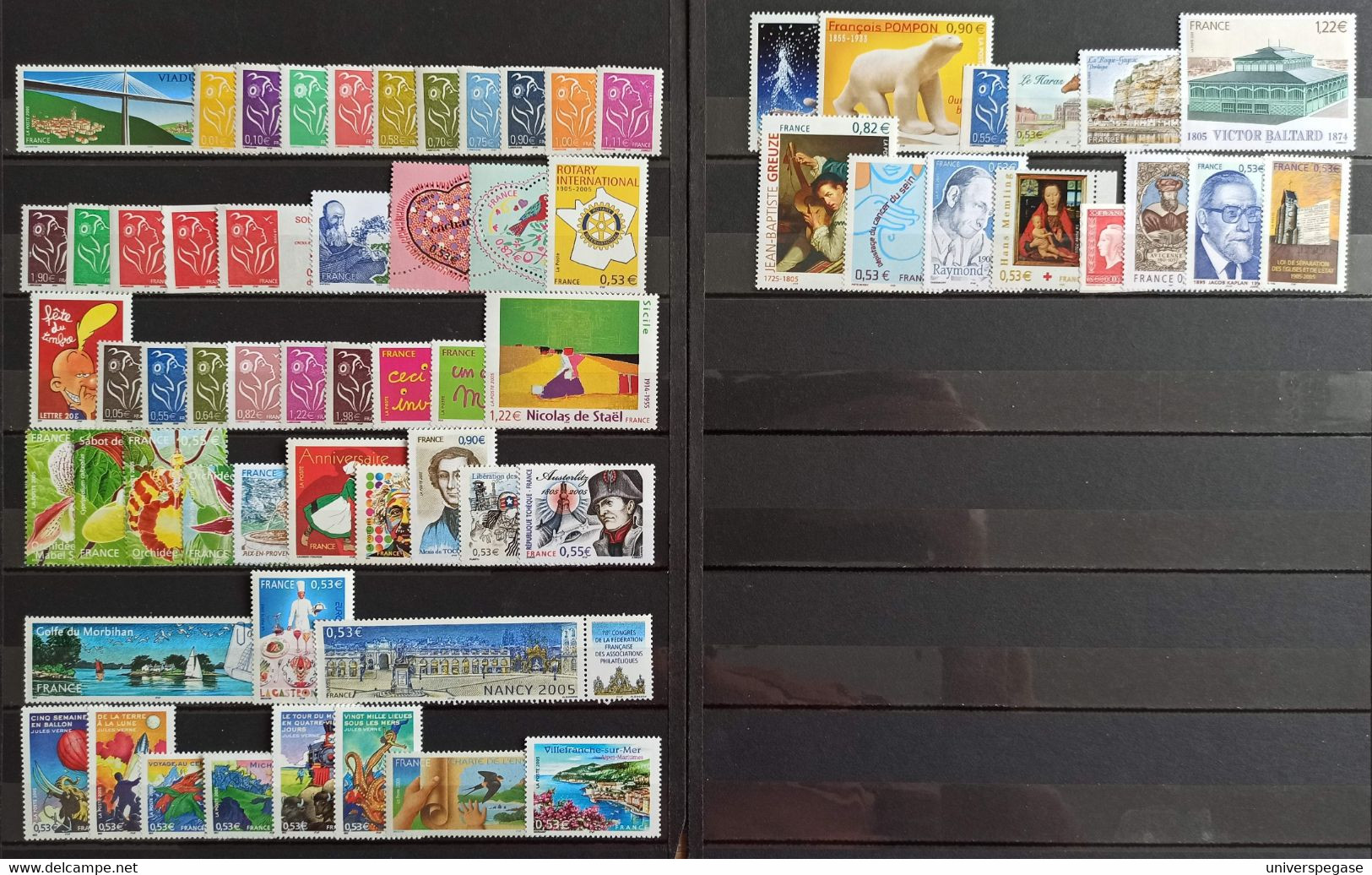 Lot De Timbres De France Neufs** - Année 2005 - 2000-2009