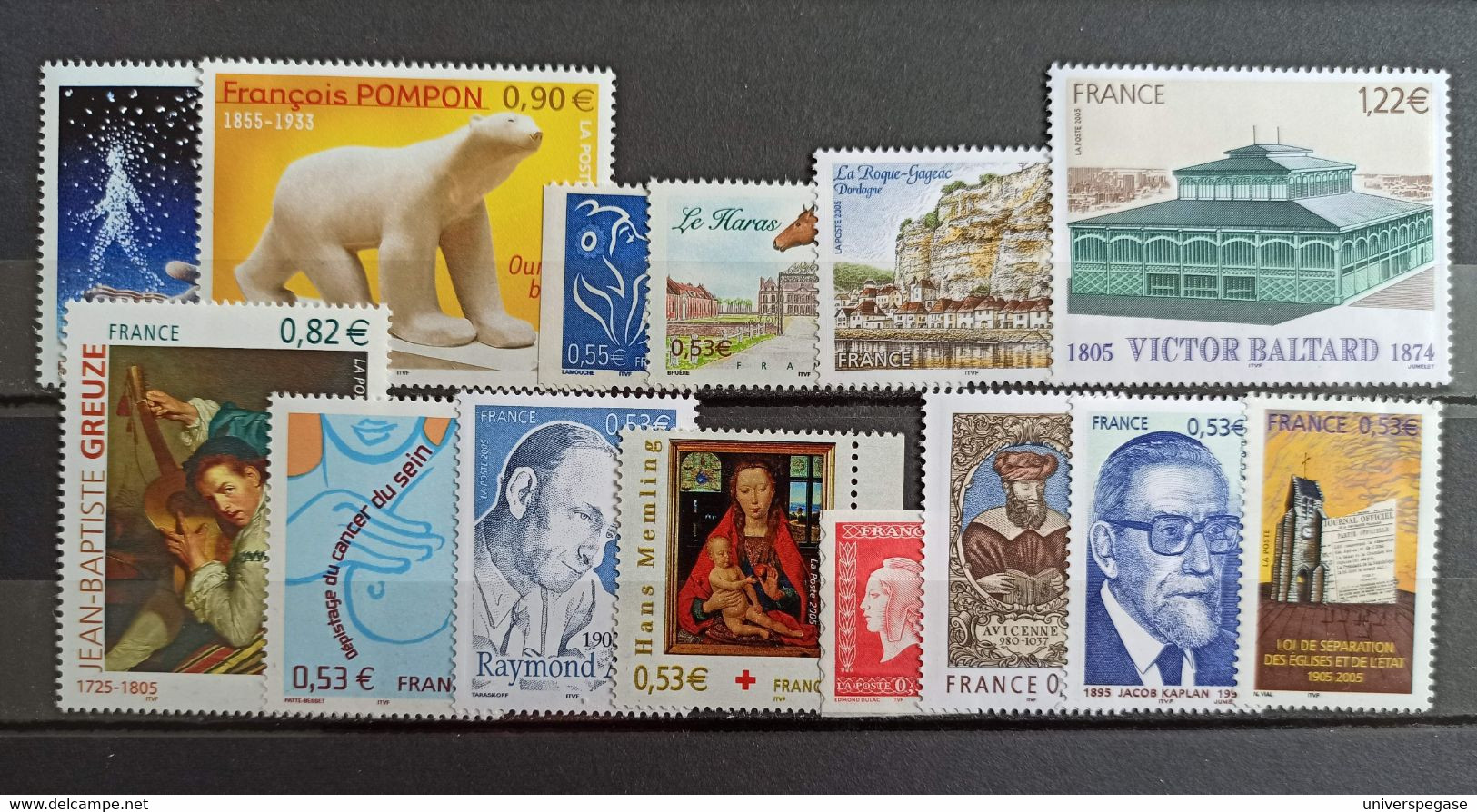 Lot De Timbres De France Neufs** - Année 2005 - 2000-2009