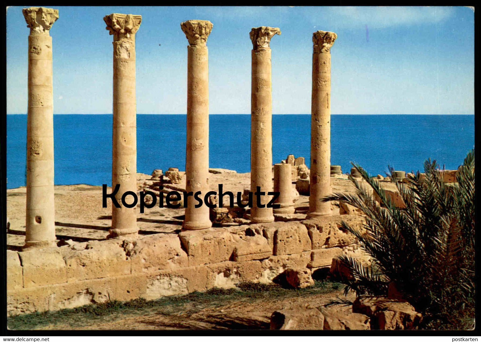 ÄLTERE POSTKARTE SABRATHA ANTIQUITIES LIBYA LIBIA LIBYEN Libiya Sabrata Cpa Postcard Ansichtskarte AK - Libia