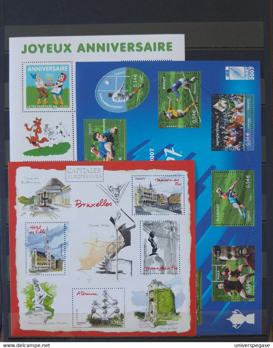 Lot De Blocs De France Neufs** - Année 2007 - 2000-2009
