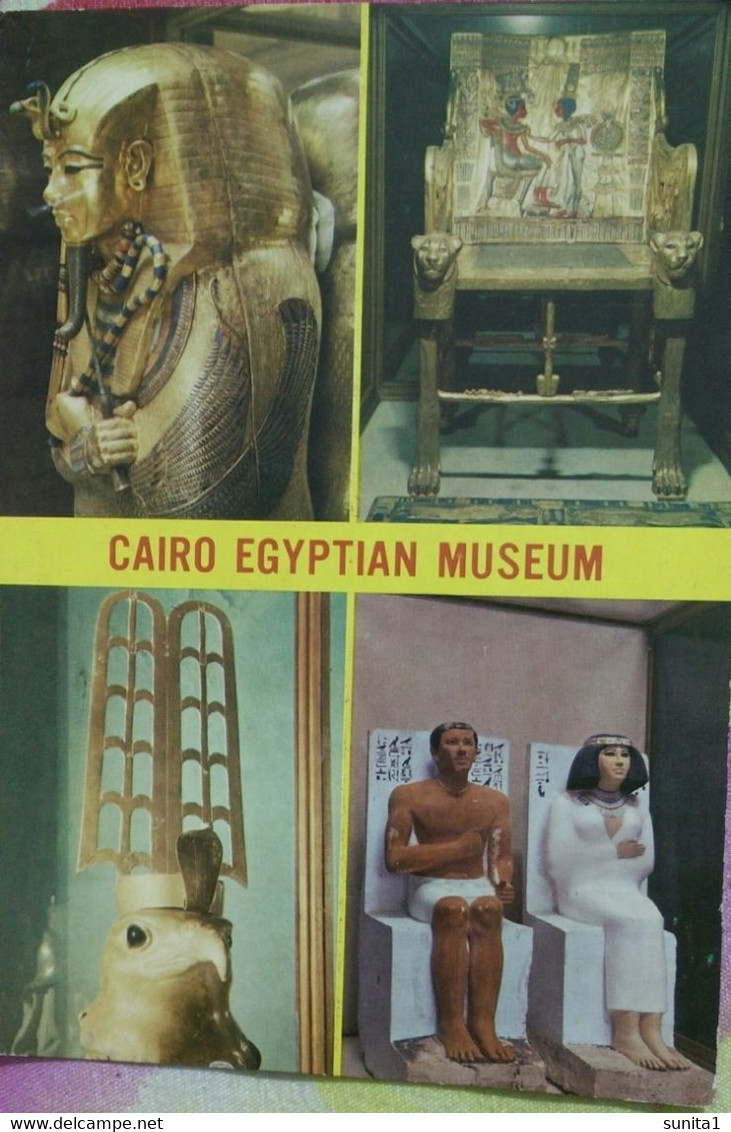 RADIO, TELECOMMUNICATION, DXing, SHORT WAVE LISTENING, Egypt. Cairo, Museum, Mumy, QSL Card - Radio