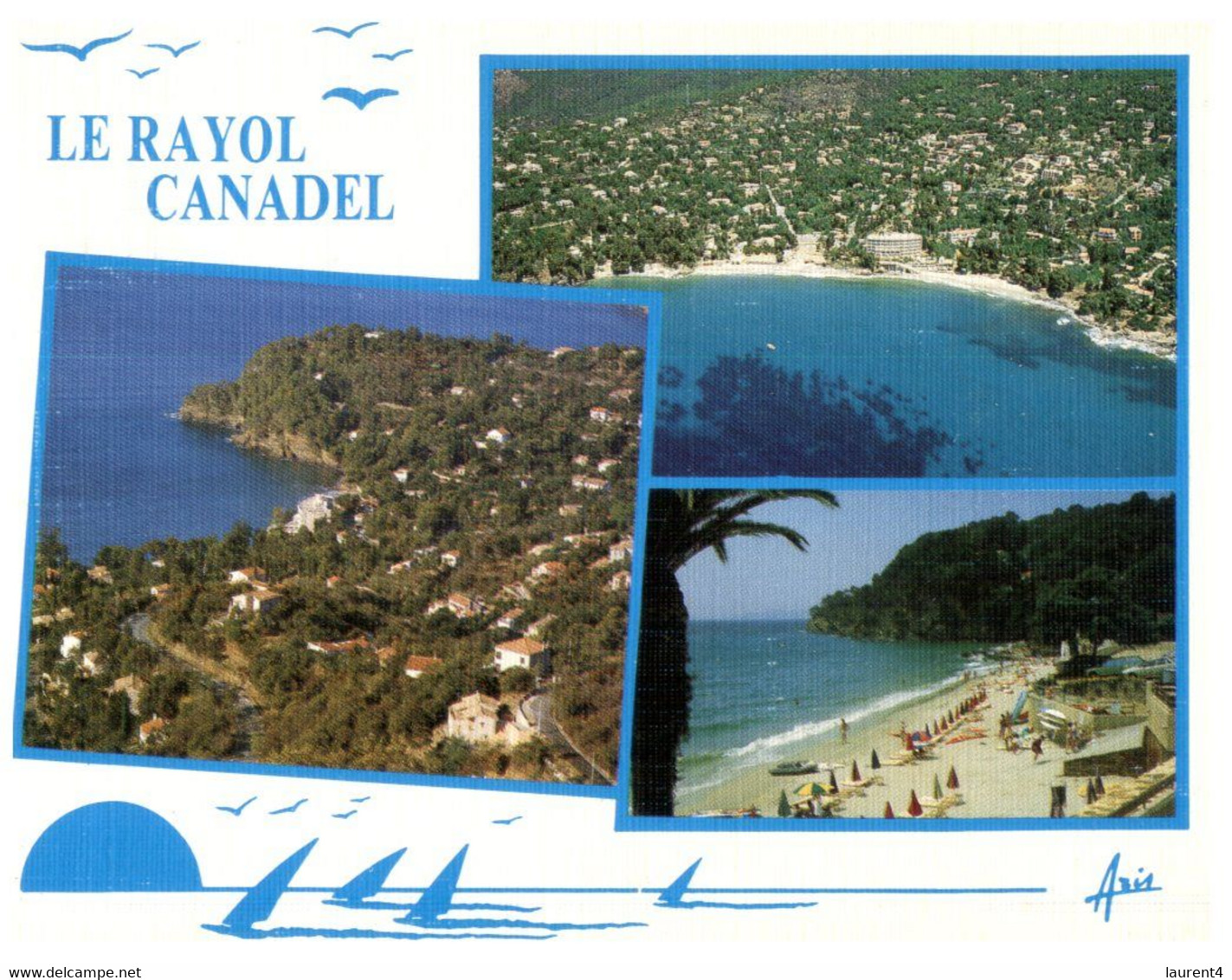(UU 9) France - Le Rayol Canadel Sur Mer (posted 1990) - Rayol-Canadel-sur-Mer