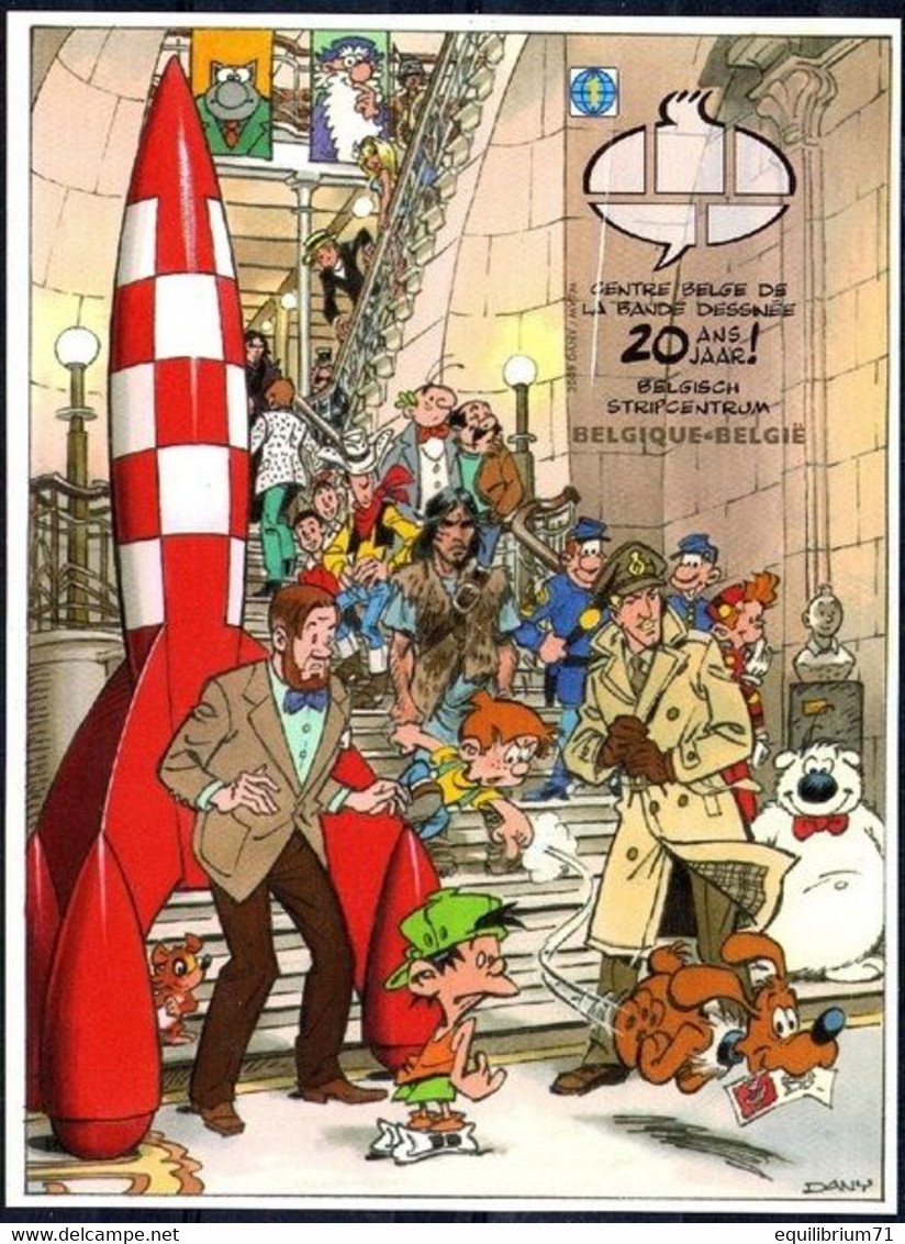 BL173(3957)** ND/OG  - Personnages De BD Belges En Fête / Belgische Stripfiguren Feesten - BELGIQUE / BELGIË - Philabédés (comics)