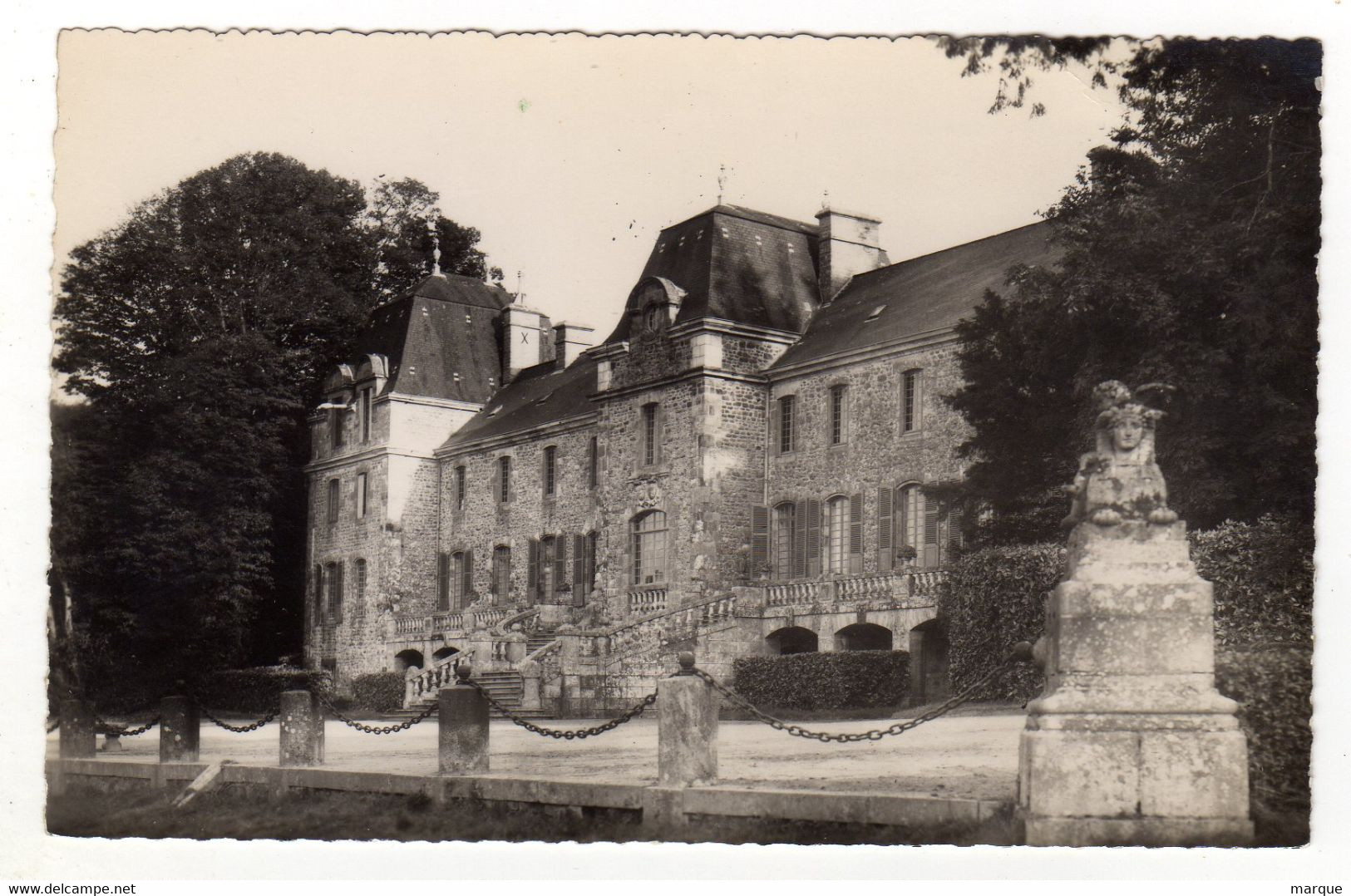 Cpsm BECHEREL Château De Caradeuc Façade Nord - Bécherel