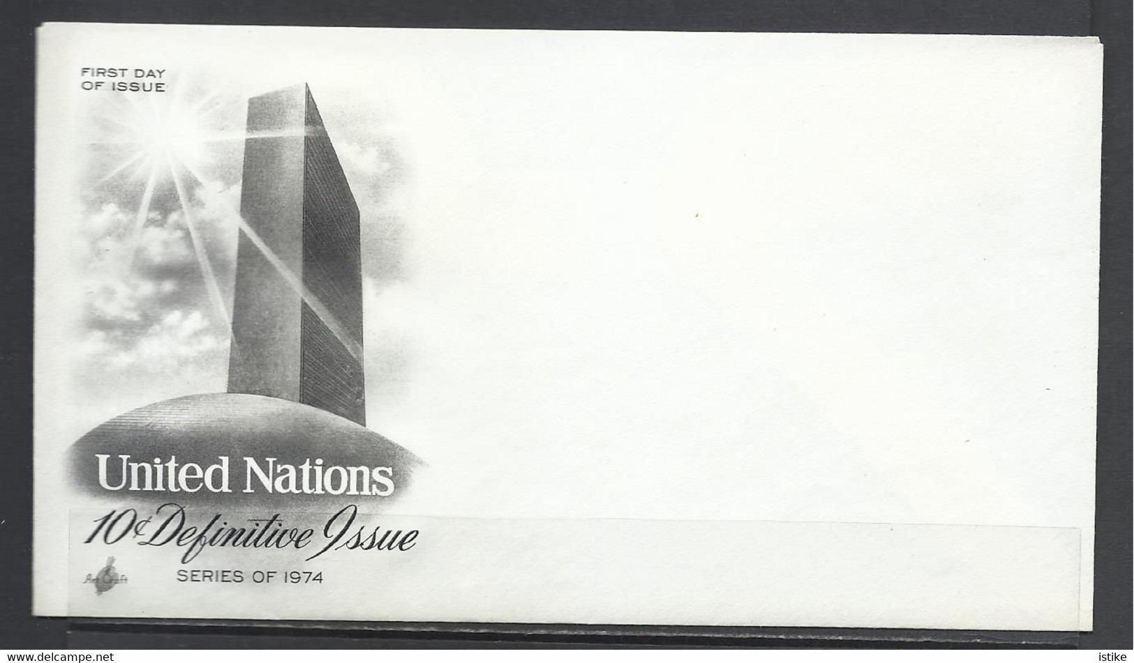 United  Nations, FDC, 10 C. Definitive Issue,1974. - Autres & Non Classés