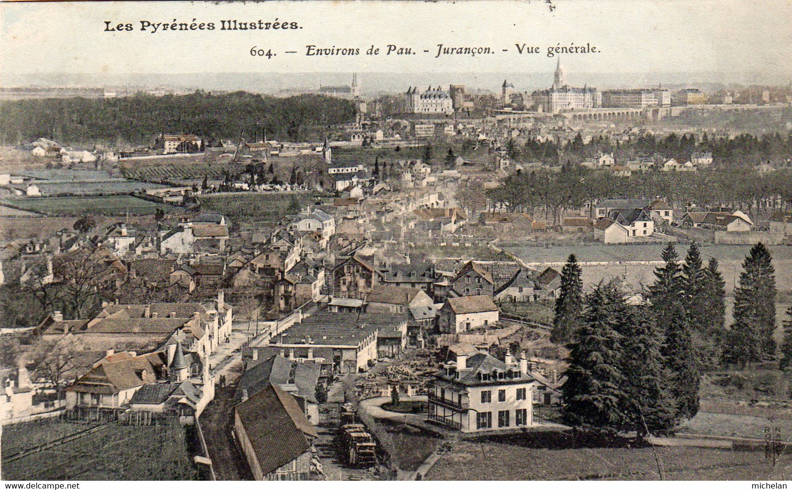 CPA   64   JURANCON---VUE GENERALE---1906 - Jurancon