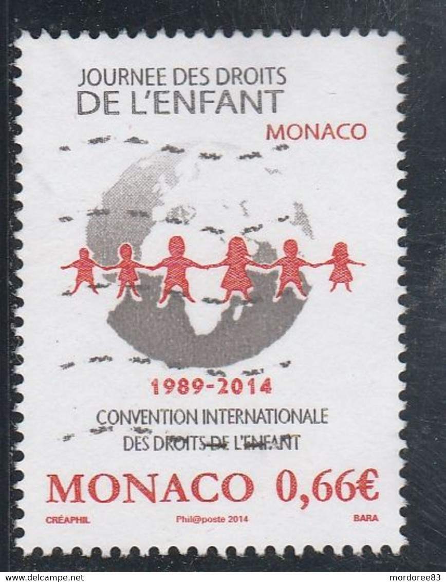 MONACO 2014 JOURNEE DES DROITS DE L ENFANT OBLITERE YT 2944 - Used Stamps