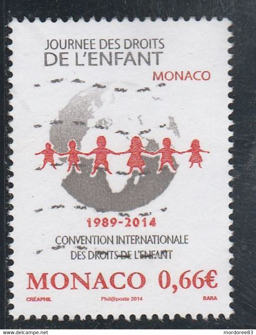 MONACO 2014 JOURNEE DES DROITS DE L ENFANT OBLITERE YT 2944 - Gebraucht