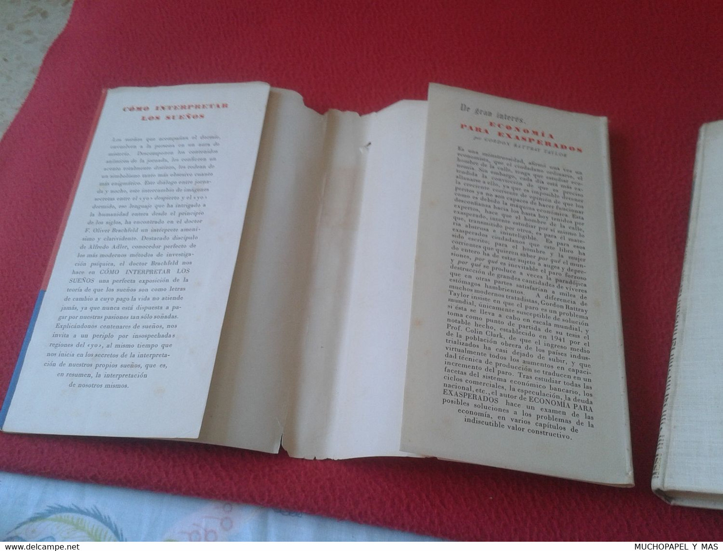 ANTIGUO LIBRO CÓMO INTERPRETAR LOS SUEÑOS F. OLIVER BRACHFELD JOSÉ JANÉS EDITOR 1949 PRIMERA EDICIÓN, TIPOGRAFÍA MIGUZA