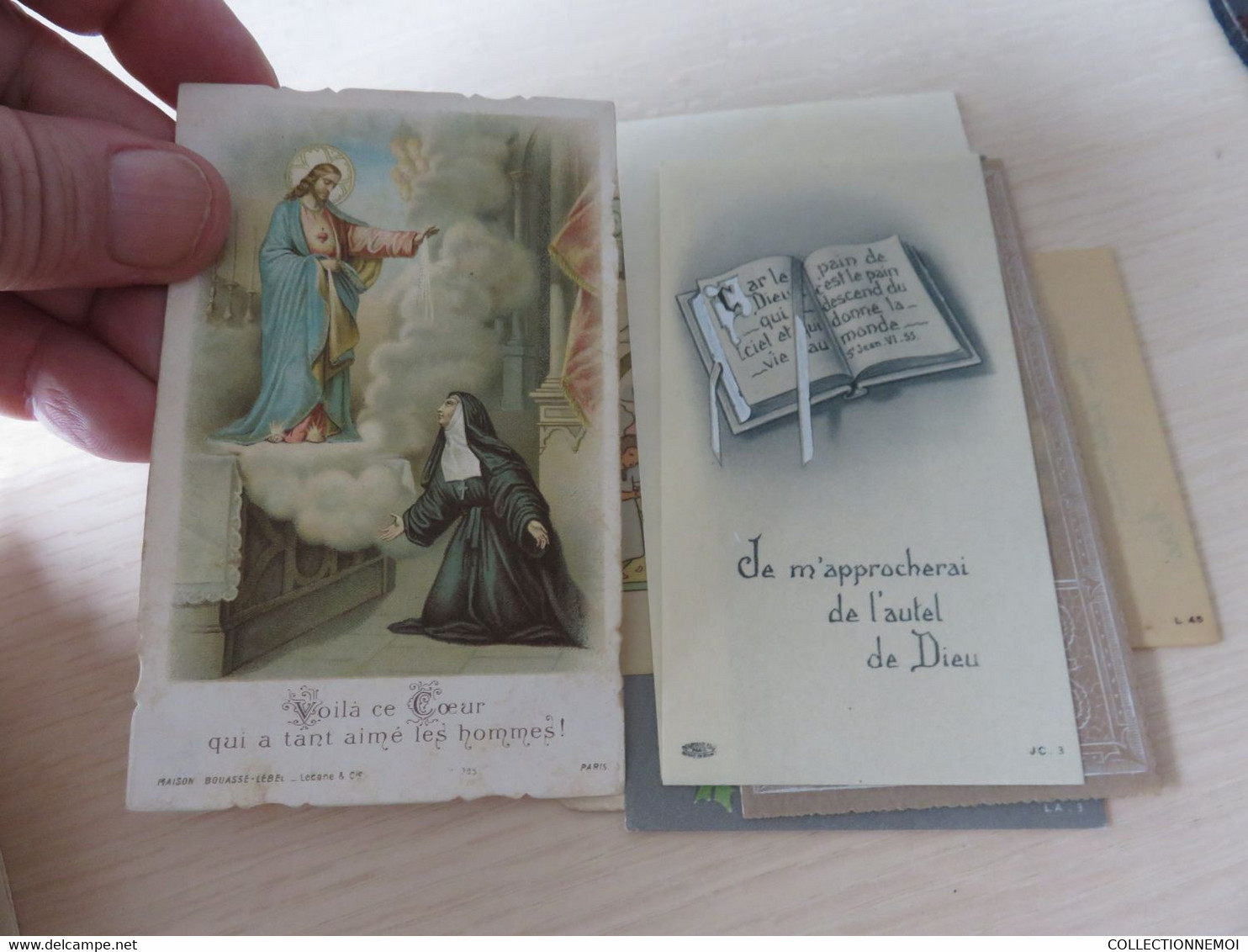 joli lot d'images religieuses diverses