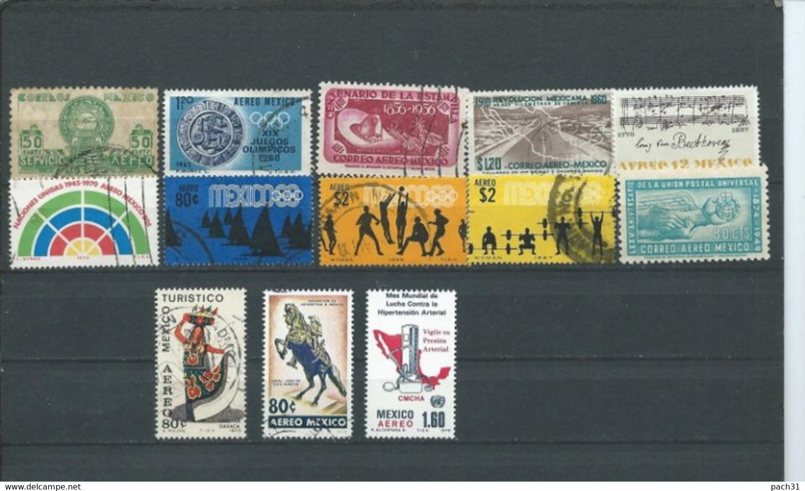Mexique  Lot De Timbres   Poste Aérienne - Mexique