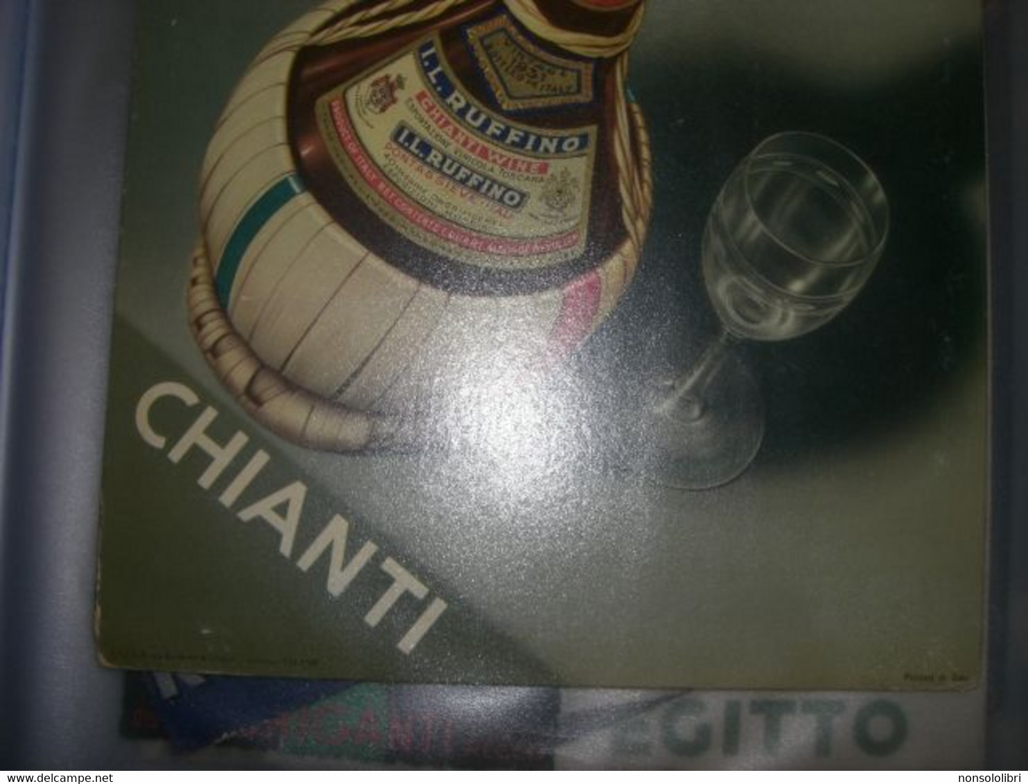 TARGA PUBBLICITARIA I.L RUFFINO CHIANTI 1939 - Pappschilder