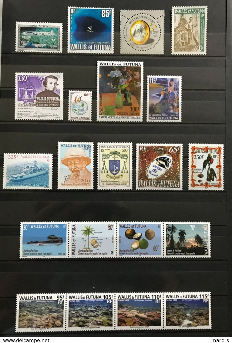 W&F 2003 - NEUF ** / MNH - ANNEE COMPLETE - YT 588 / 613 + Bloc BF 12 + BF 13 - LUXE - Años Completos