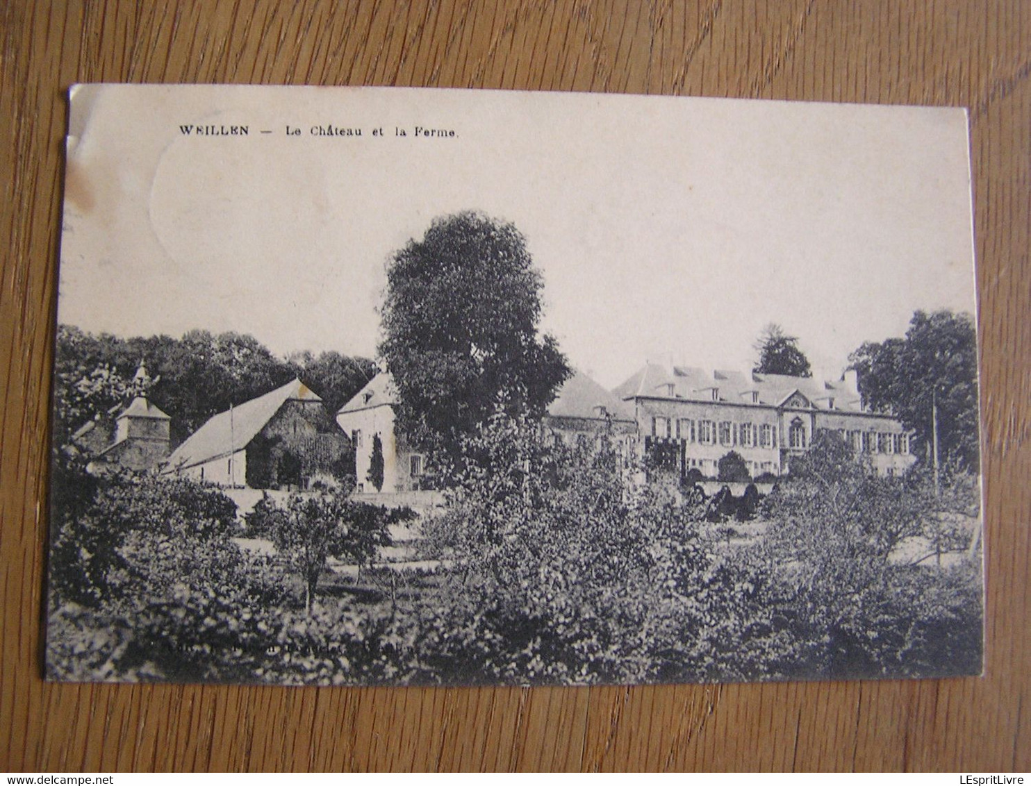 WEILLEN Le Château Et La Ferme Cachet  Poste De Falaën Commune Onhaye Province De Namur Belgique Carte Postale Post Card - Onhaye