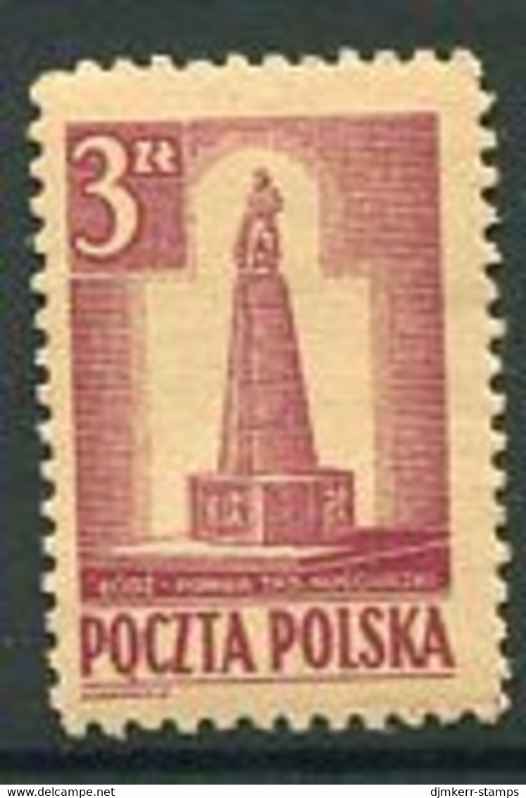 POLAND 1945 Kosciuszko Monument MNH / **  Michel 404A - Unused Stamps