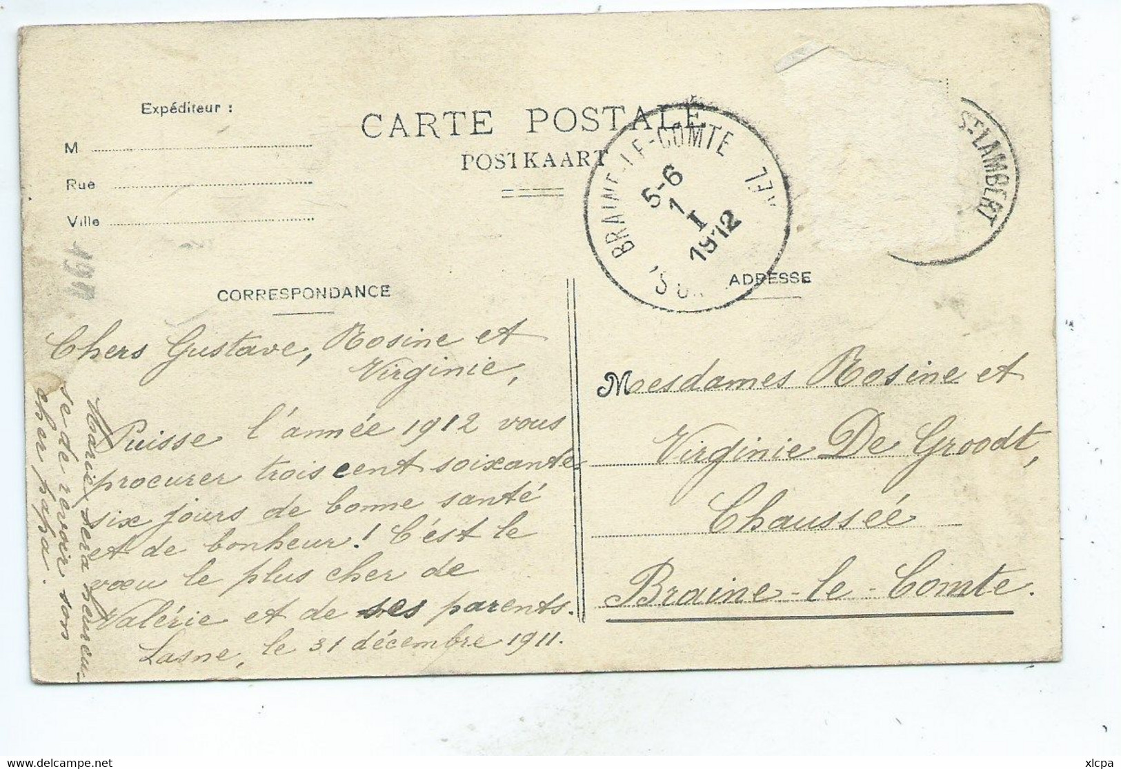 Monument Du Comte De Schwerin ( Lasne ) Waterloo ( Timbre Arraché ) Carte Très Rare !!! - Lasne