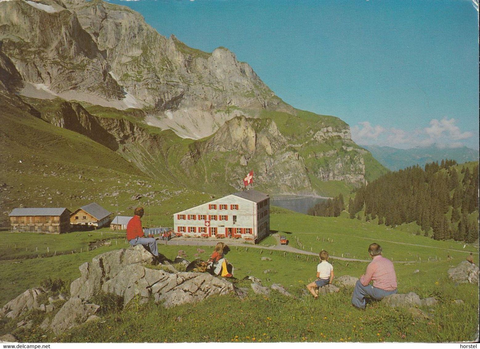 Schweiz - 6386 Wolfenschiessen - Berghaus Urnerstaffel - 3x Nice Stamps - Wolfenschiessen
