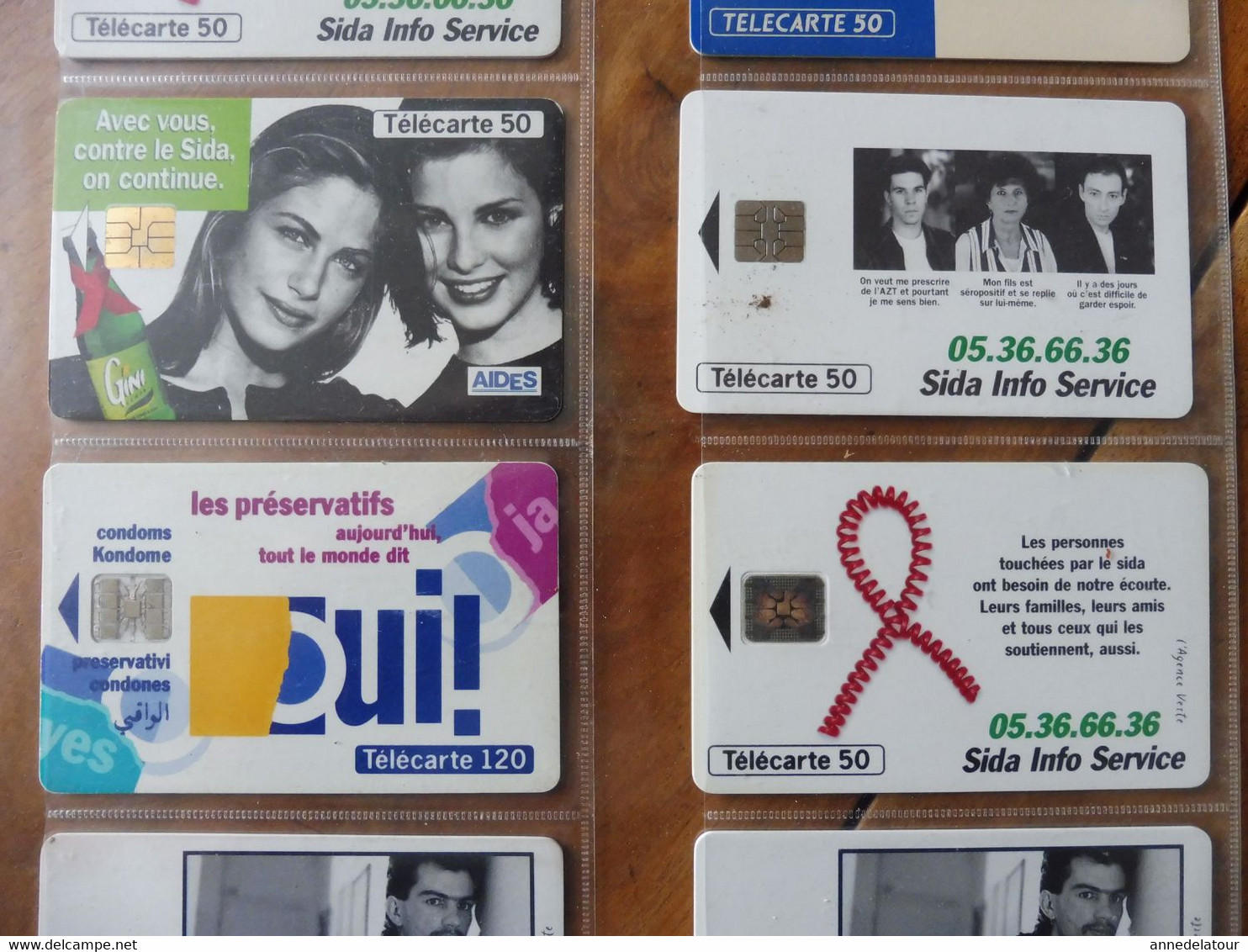 10 Télécartes  FRANCE TELECOM   SIDA INFO SERVICE -  Marre D'être Seul Avec La Dope, Je Suis Séro Depuis 90, Etc - Otros & Sin Clasificación