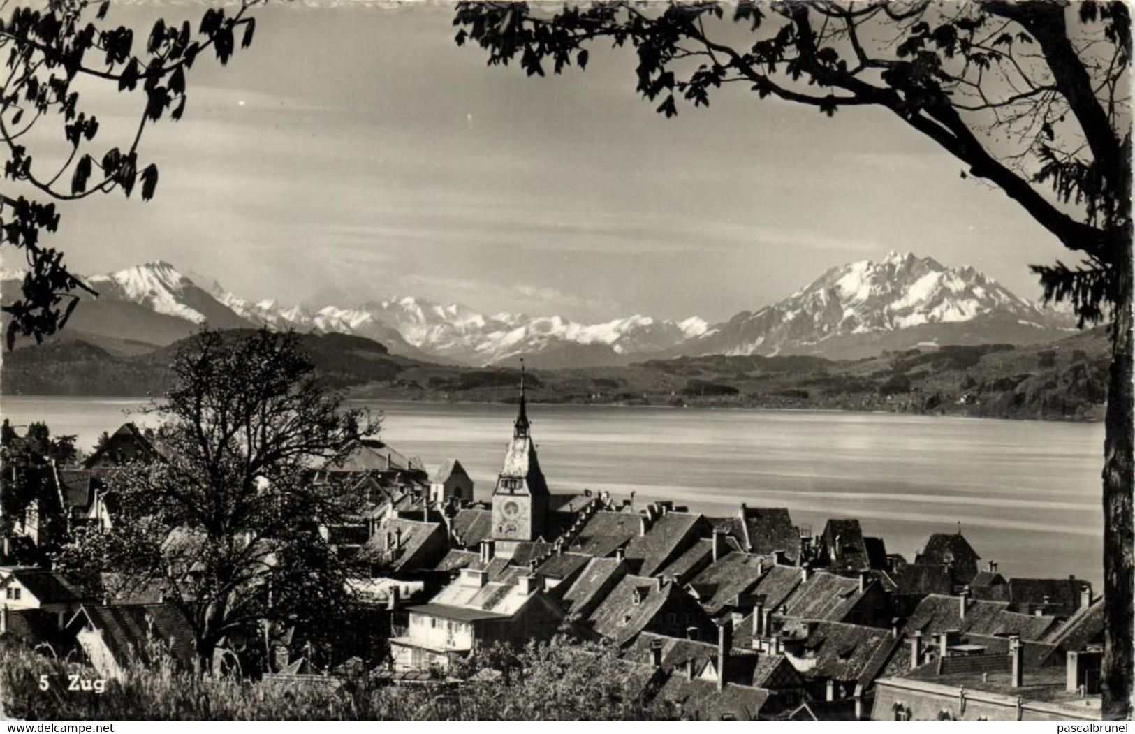 ZOUG - ZUG - ALT - STADT VOM GUGGI AUS MIT RISCH - ZUGERSEE - BERNER ALPEN UND PILATUS - Risch-Rotkreuz