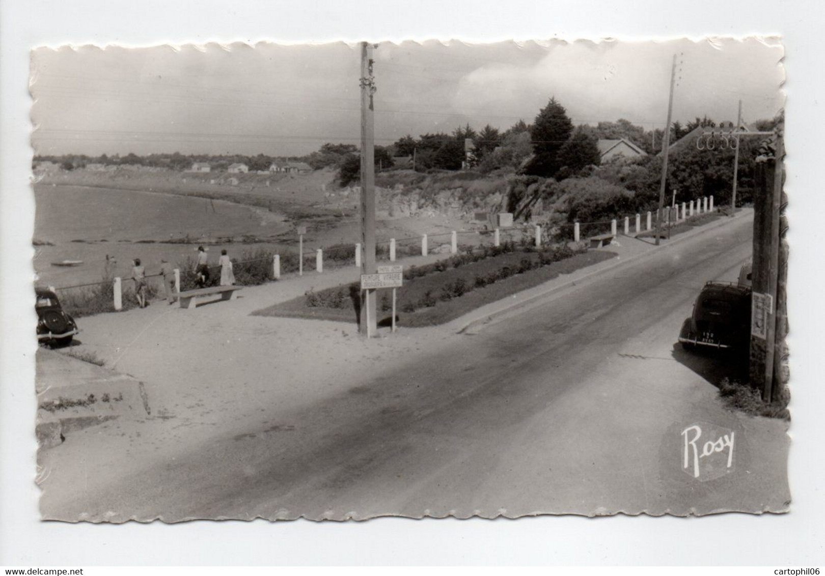 - CPSM LE CORMIER (La Plaine-sur-Mer / 44) - L'Esplanade Et La Plage - Edition Chapeau 159 - - La-Plaine-sur-Mer