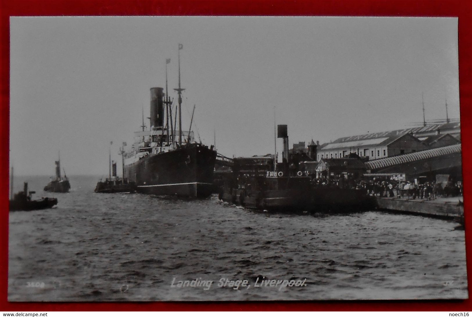 Real Photo Card - Valentine's Serie / Liverpool, Landing Stage - Liverpool