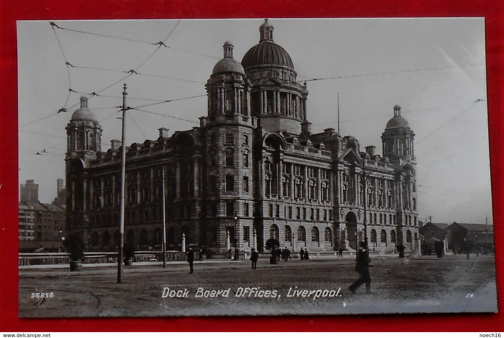 Real Photo Card - Valentine's Serie / Liverpool, Dock Board Offices - Liverpool