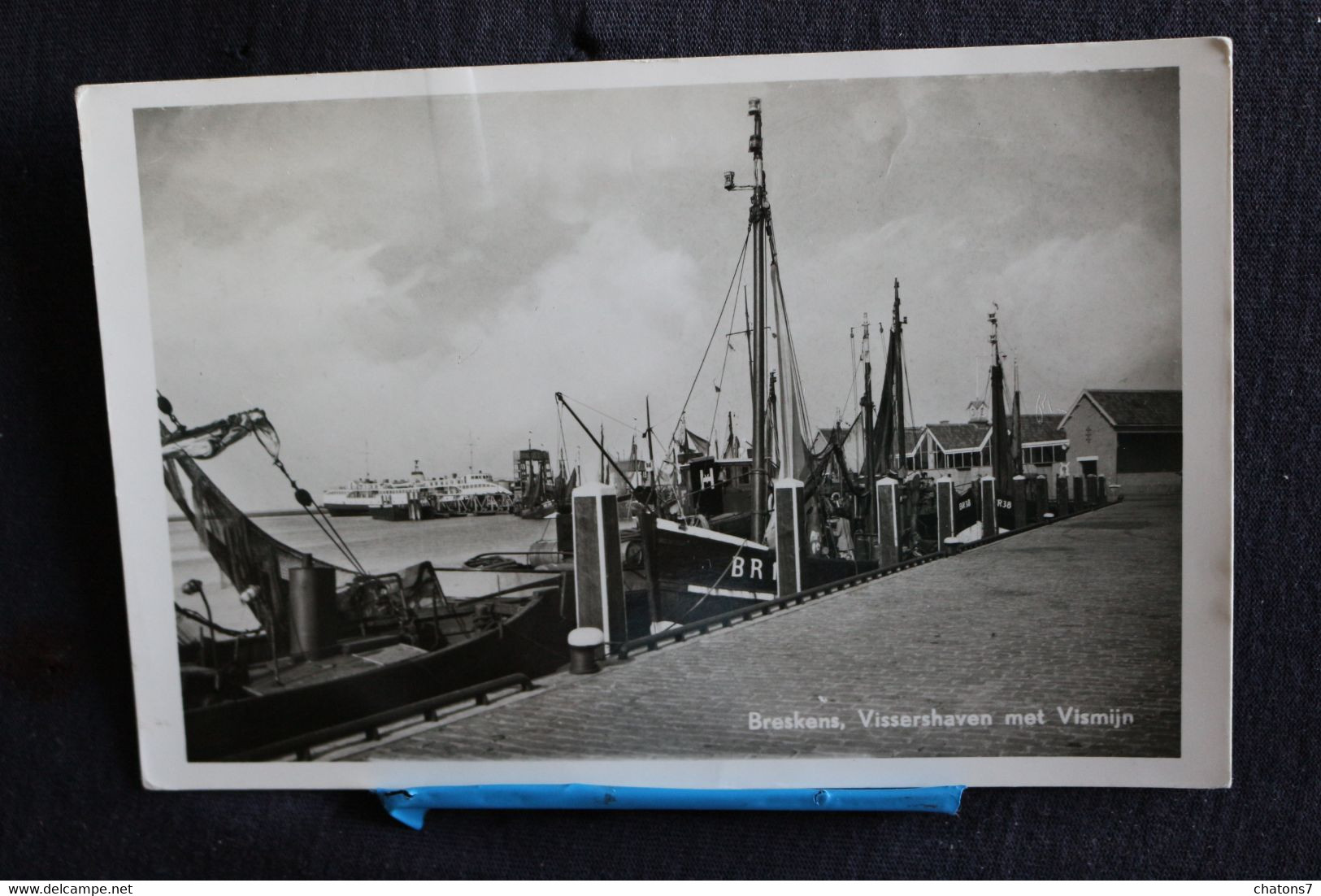 L 136 - Pays-Bas  Zeeland  Breskens,    Vissershaven Met Vismijn - Circulé 1955 - Breskens