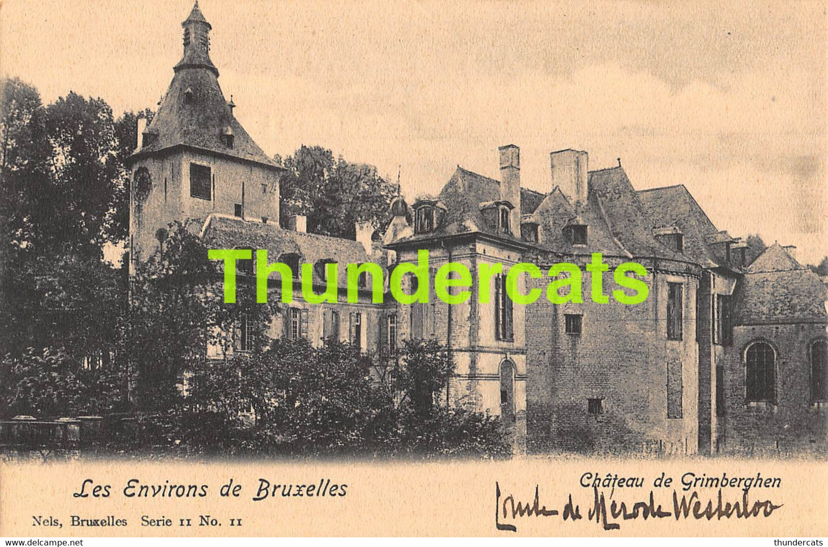 CPA ENVIRONS DE BRUXELLES CHATEAU DE GRIMBERGHEN NELS SERIE 11 NO 11 - Grimbergen