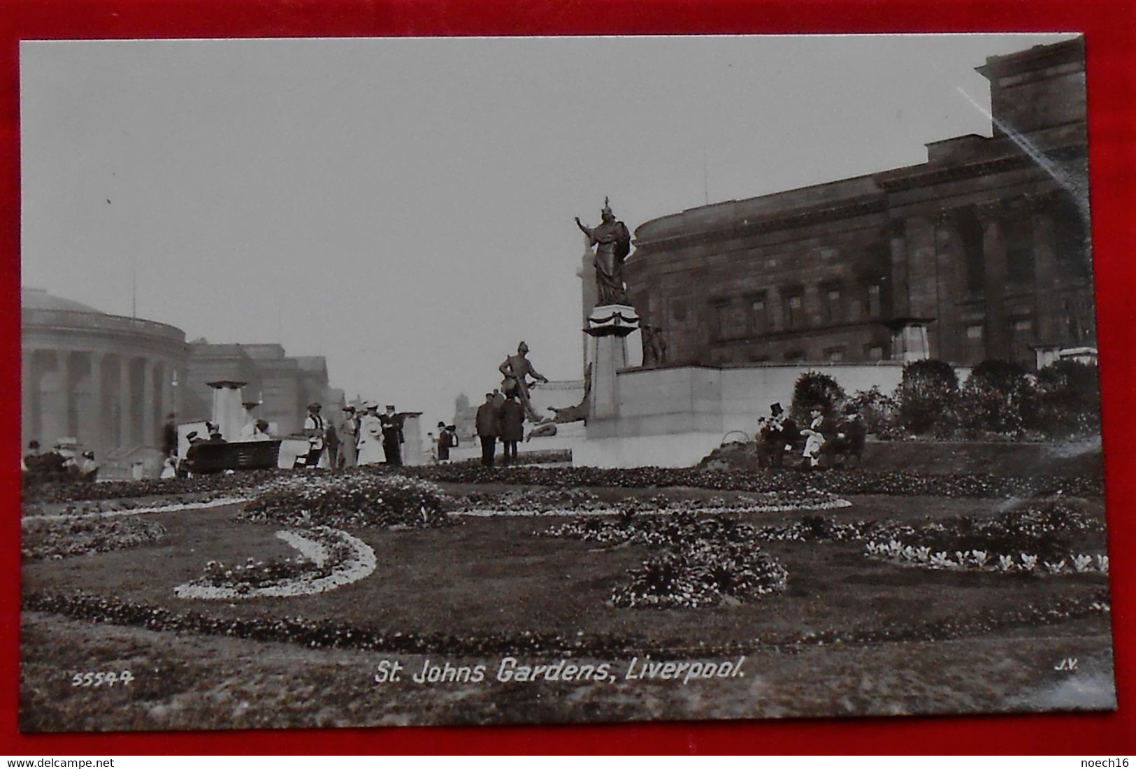 Real Photo Card - Valentine's Serie / Liverpool, St. Johns Gardens - Liverpool