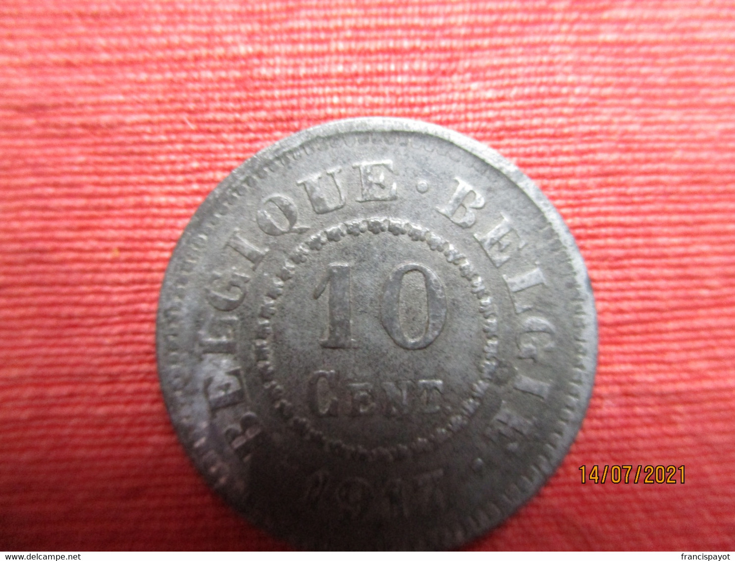 Belgique: 10 Centimes 1917 (Notgeld) Rare - 10 Cents