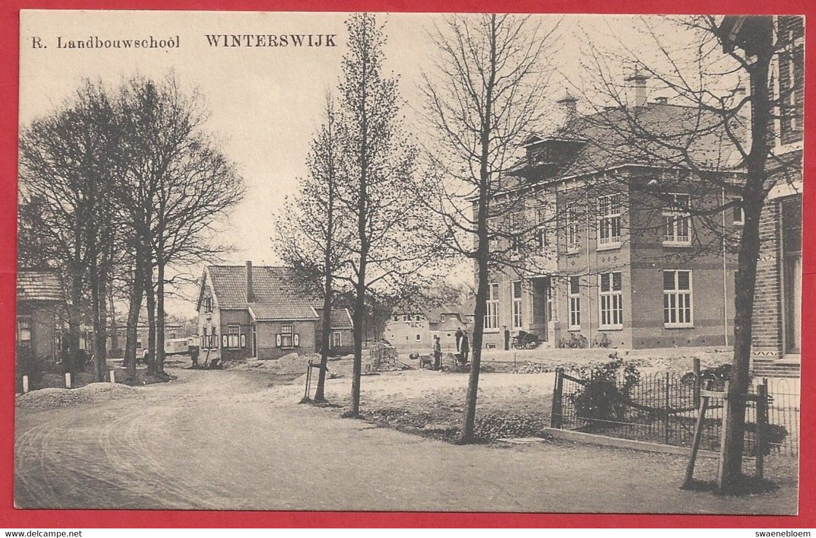 NL.- WINTERSWIJK. R. LANDBOUWSCHOOL. Uitgave G.J. Albrecht. - Winterswijk