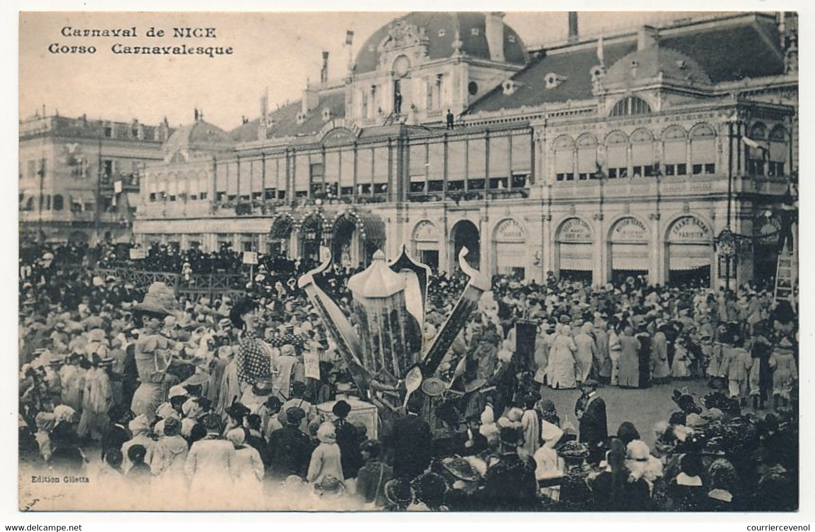 CPA - NICE (Alpes Maritimes) - Carnaval De Nice - Corso Carnavalesque - Publicité Verso Huile D'Olive - Karneval