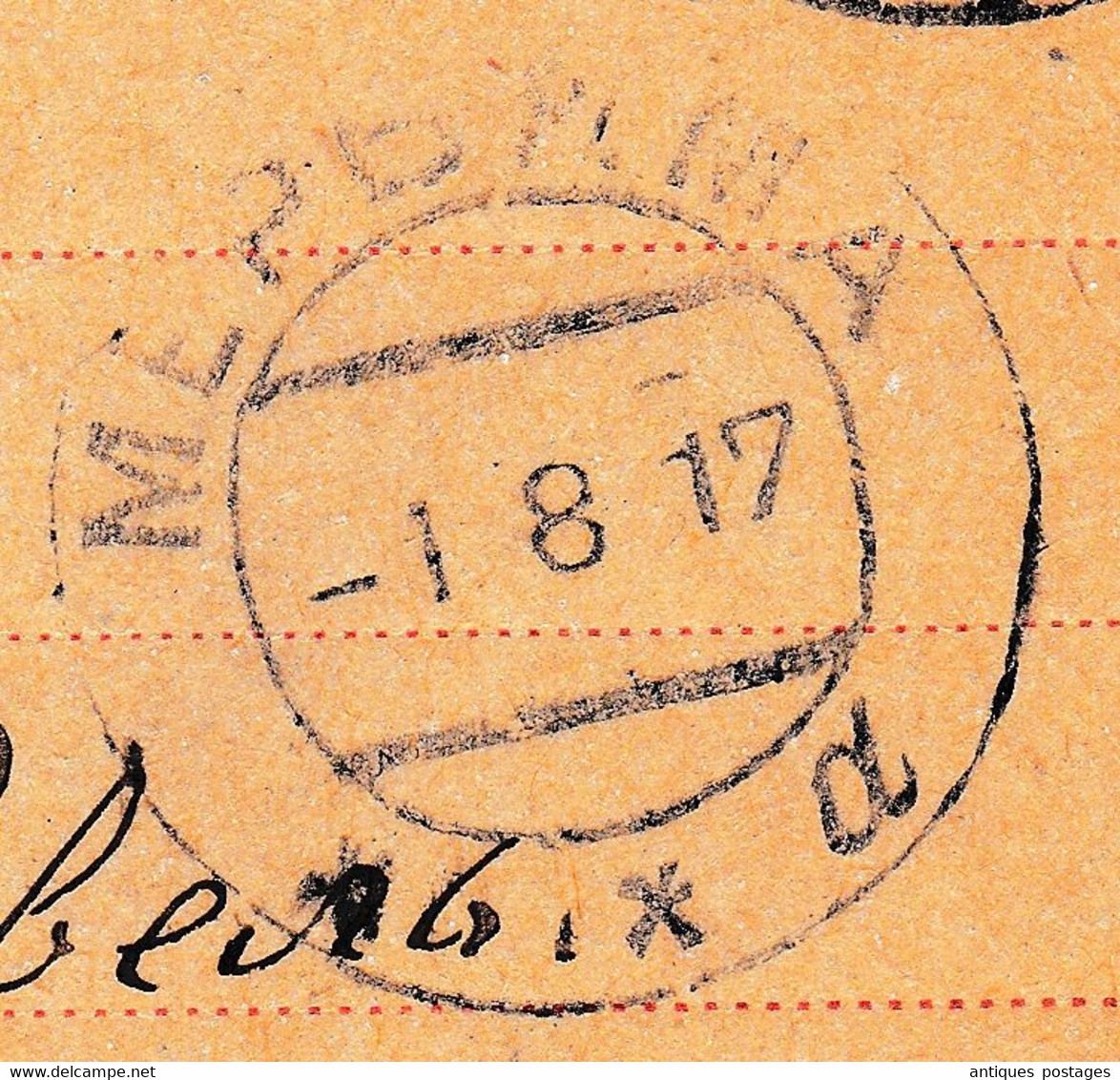 Carte Postale 1917 Russie Russia Tallinn Таллин Ревель Entier Postal - Storia Postale
