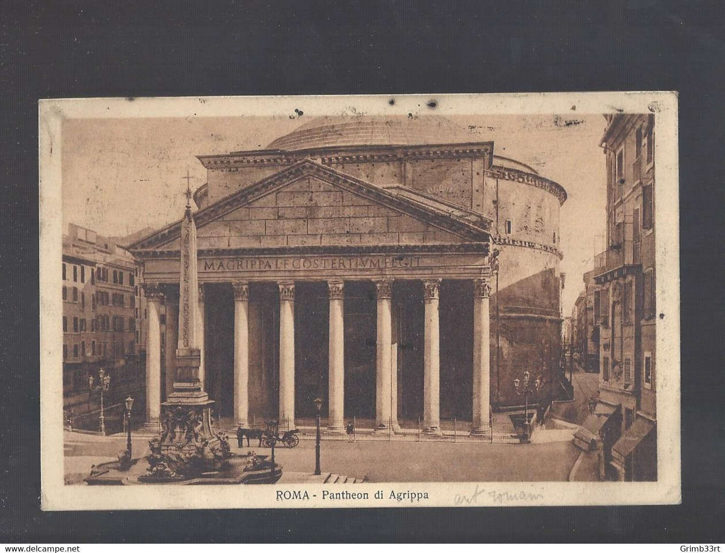 Roma - Pantheon Di Agrippa - Postkaart - Panteón