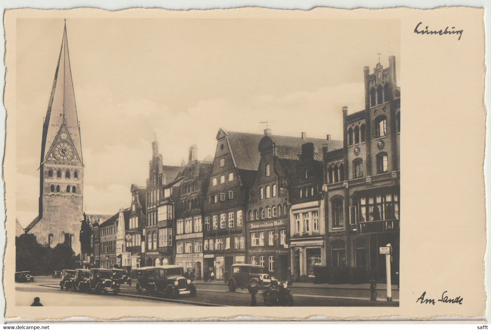 AK Lüneburg, Am Sande Um 1930 - Lüneburg