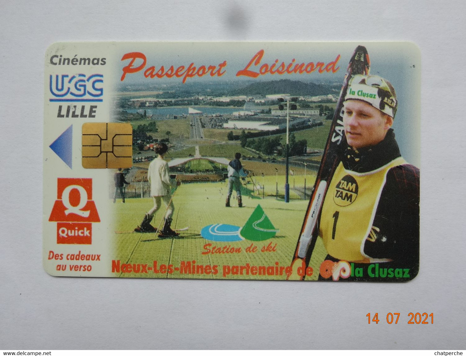 CARTE A PUCE CHIP CARD  CARTE FIDÉLITÉ  PASSEPORT LOISINORD 62 PAS-DE-CALAIS NOEUX-LES-MINES - Cartes De Fidélité Et Cadeau