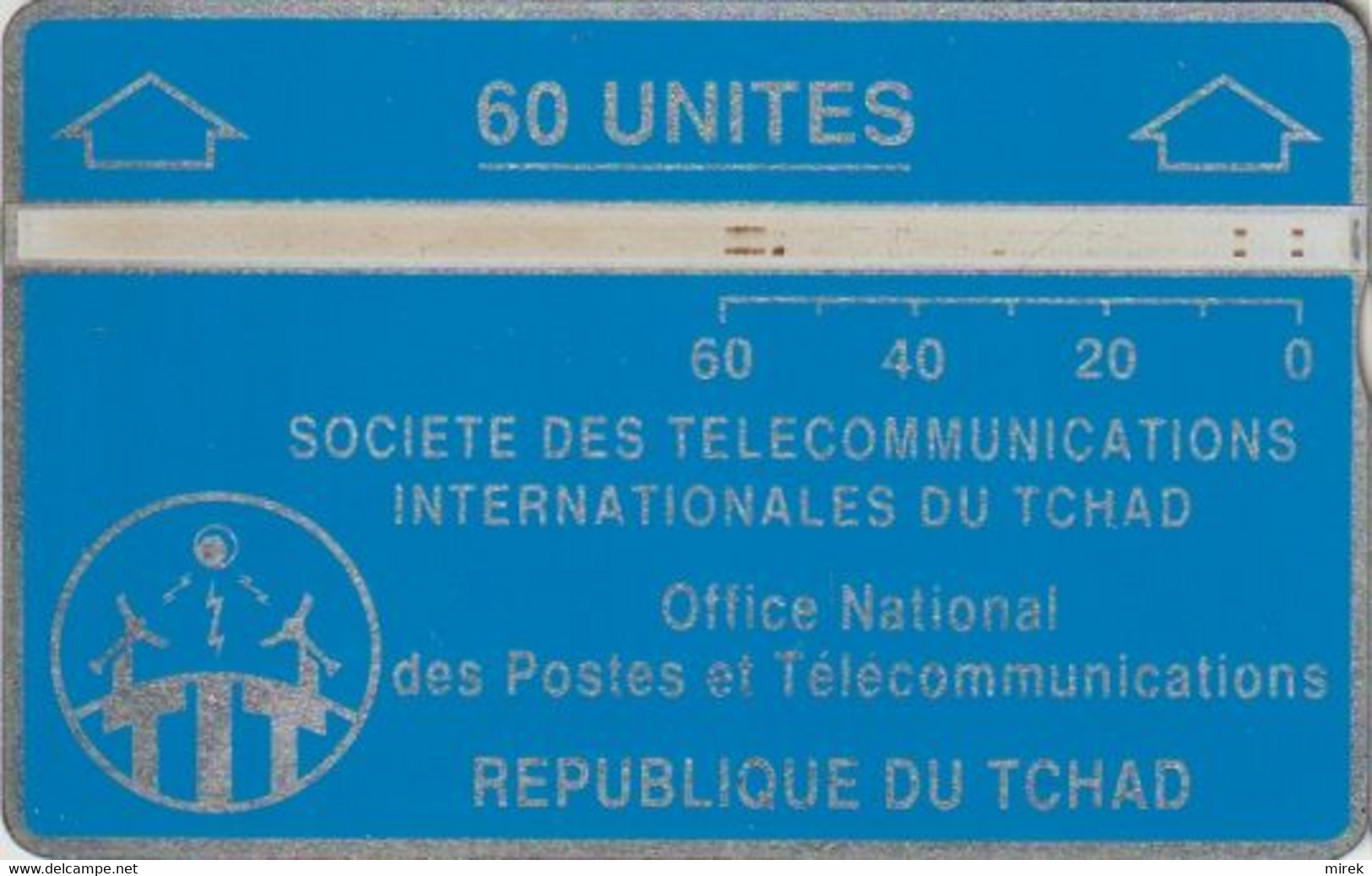 421/ Chad; P2. Blue - Logo, CP 901C, 5.000 Ex. - Tchad