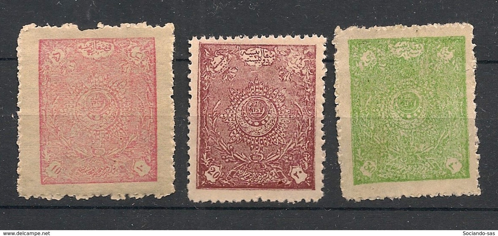 Afghanistan - 1921-24 - N°Yv. 216 à 218 - 3 Valeurs - Neuf Luxe ** / MNH / Postfrisch - Afghanistan