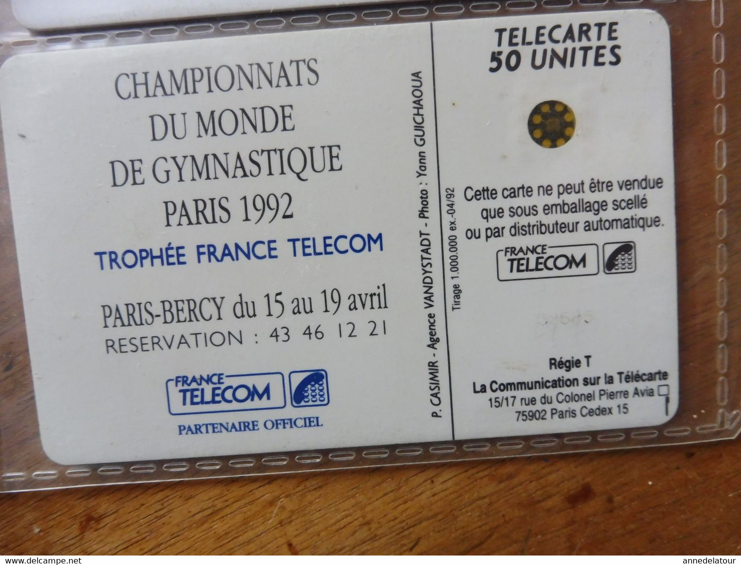 10 télécartes FRANCE TELECOM  - Gymnastique (Championnats du monde, 6e, 7e Internationaux, Une Passion, etc)