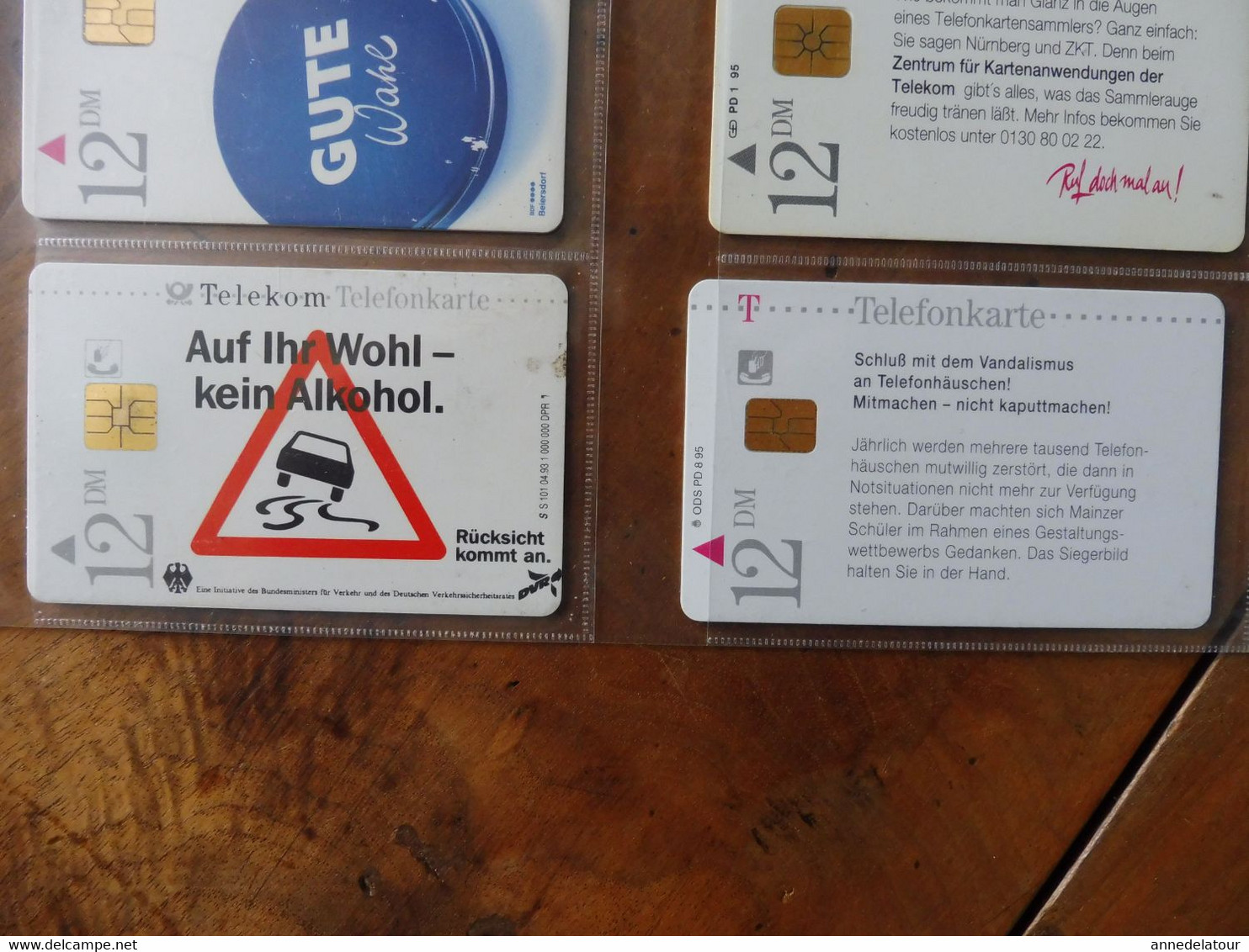 10 TELEKOM Telefonkarte - 12 DM (Gesammelte Werte, Das sind ja schöne Aussichten, Wir bringen Sie unter die Haube, .etc)