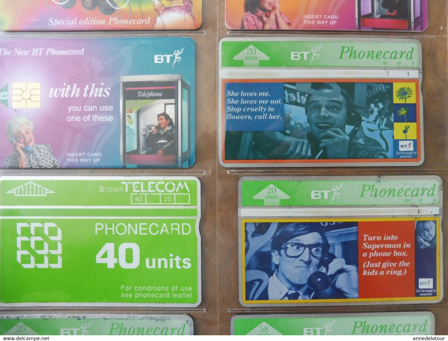 10 Phonecard  BT  British Telecom  (pubs --->( Special Edition, And So And  ....) Royaume Uni - Andere & Zonder Classificatie