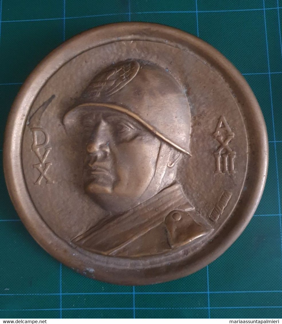 MEDAGLIONE Mussolini  Di Bronzo - Alemania